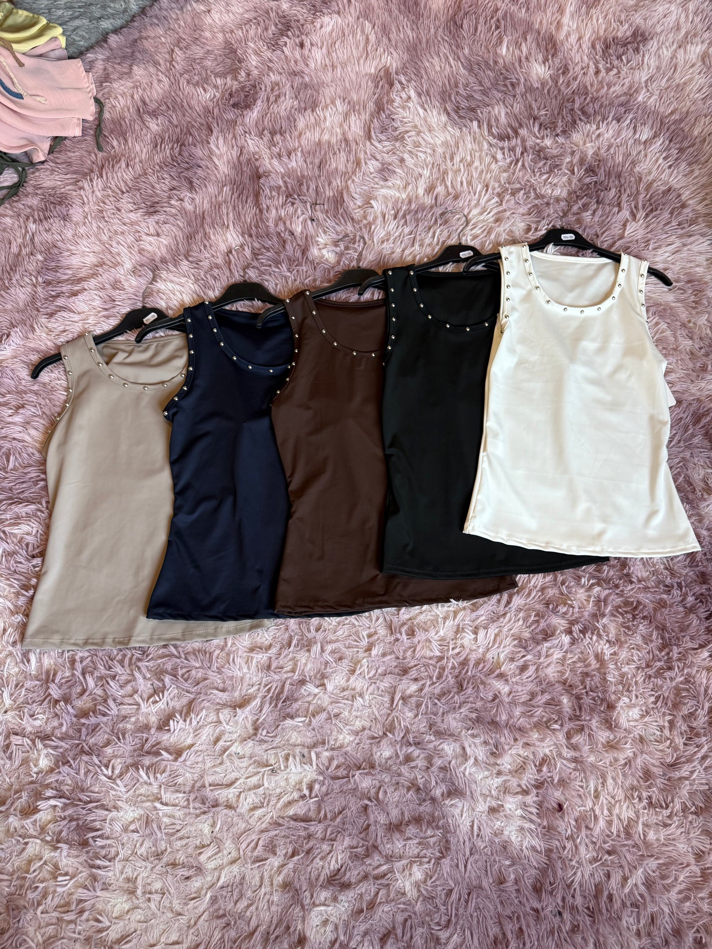 Stud vest top