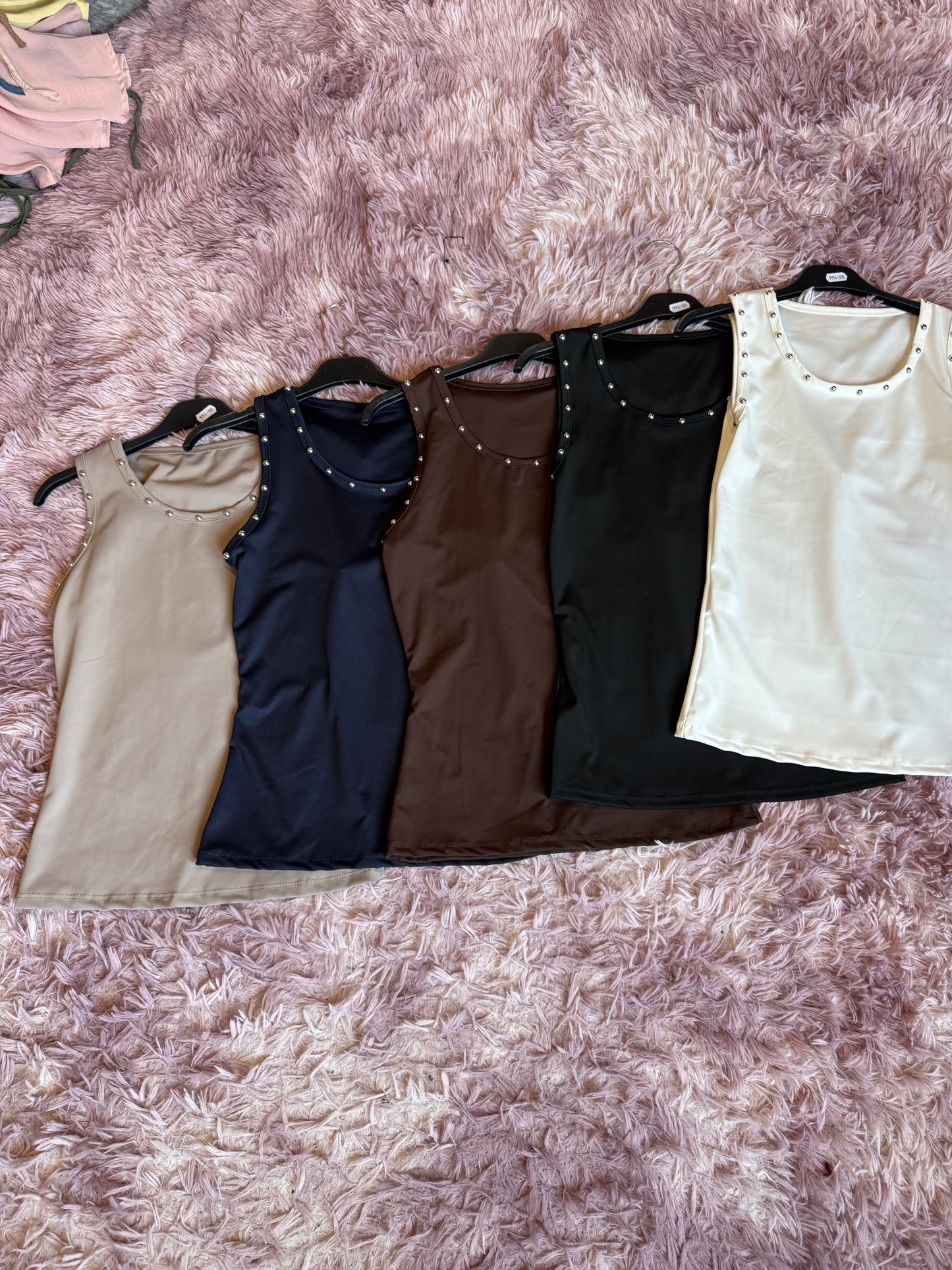 Stud vest top