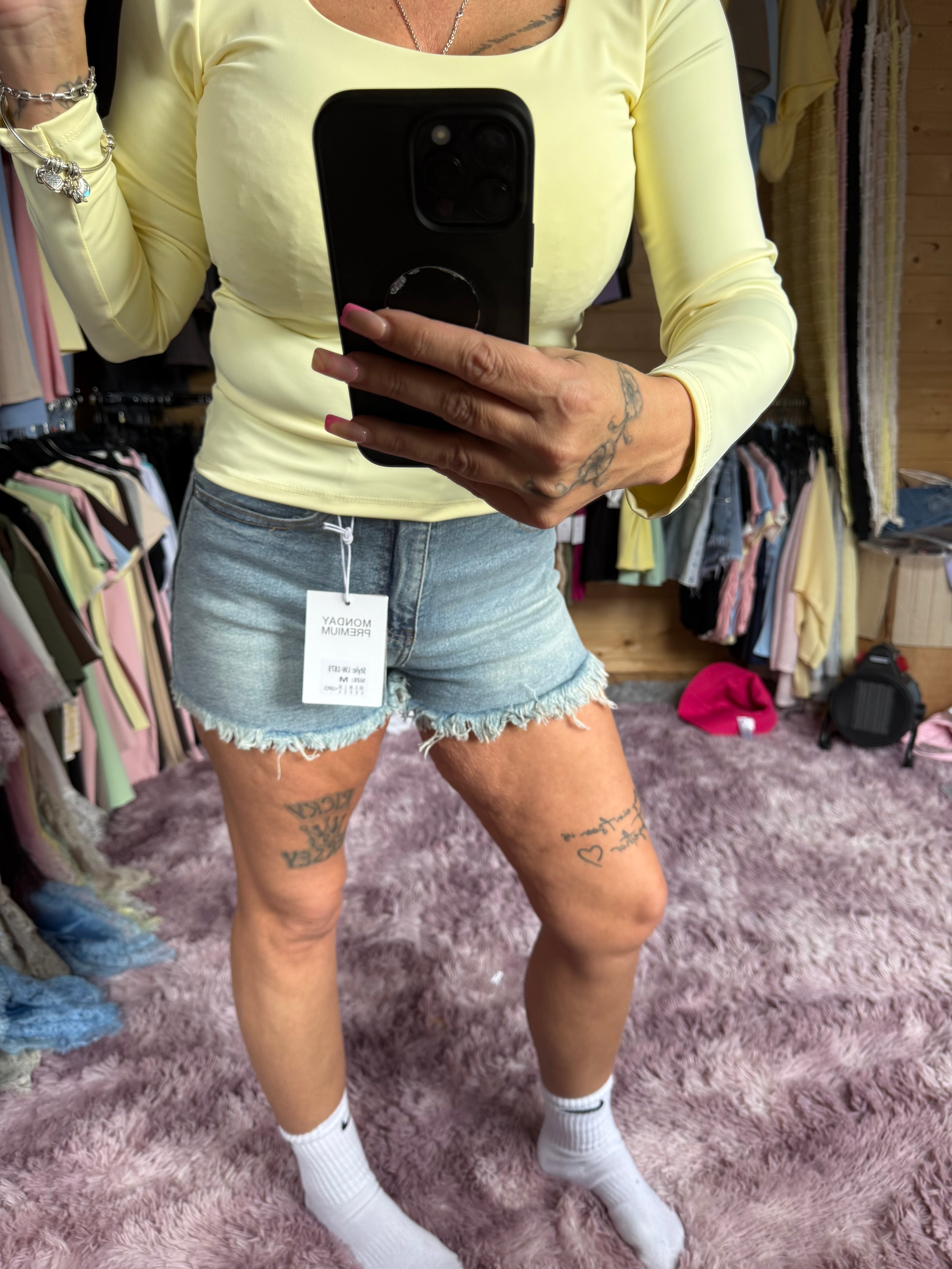 Jodies Jean shorts silver