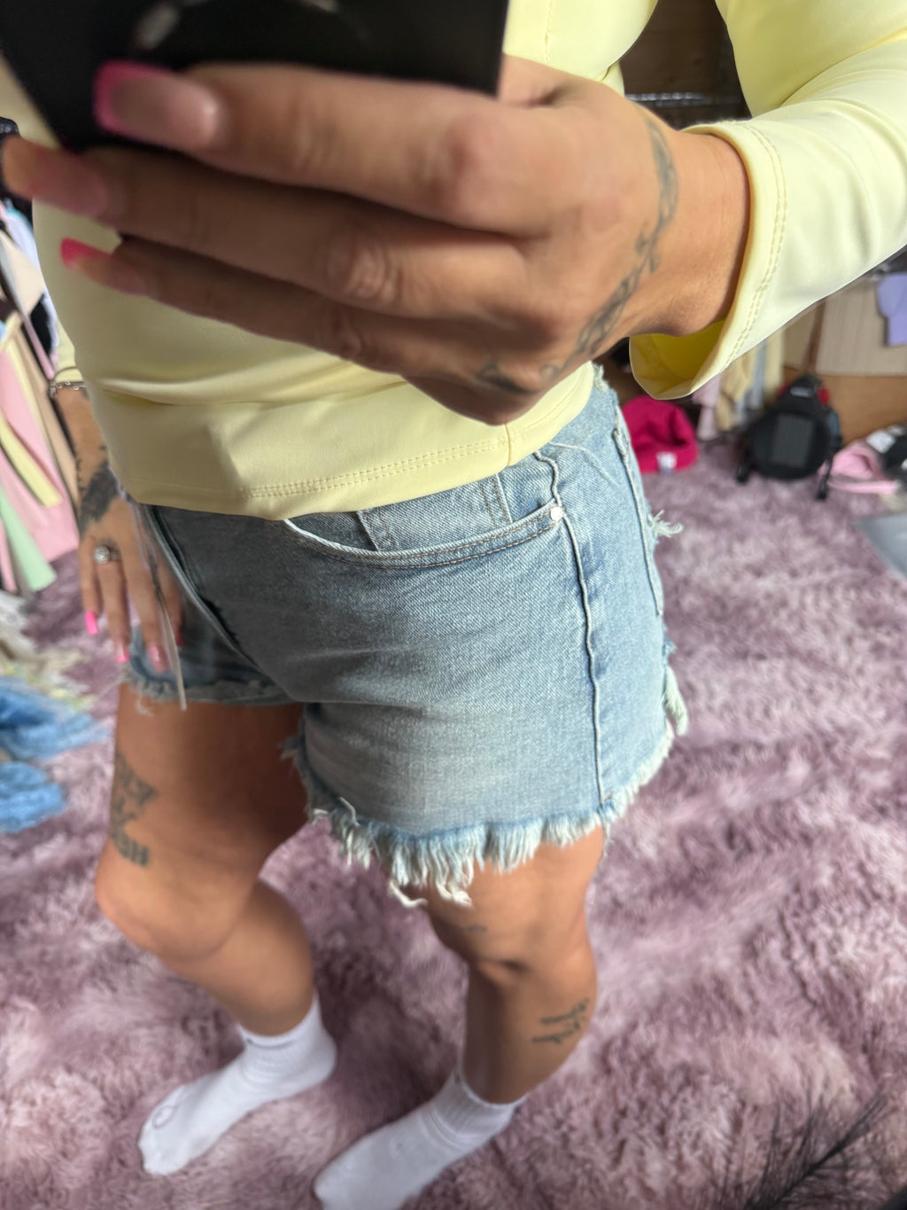 Jodies Jean shorts silver