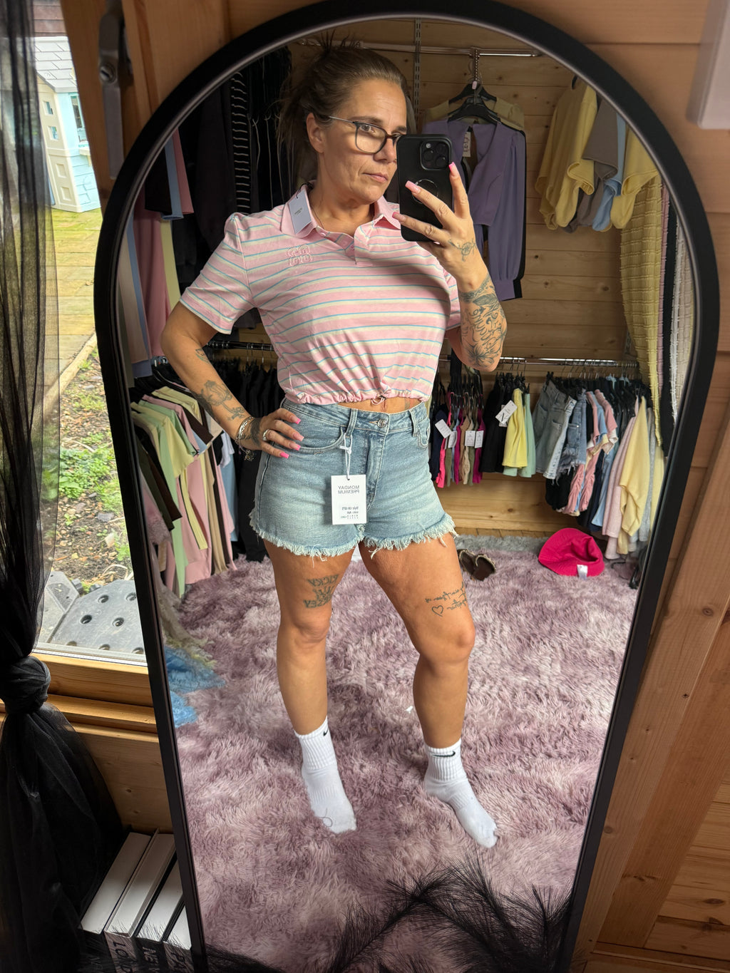 Jodies Jean shorts silver