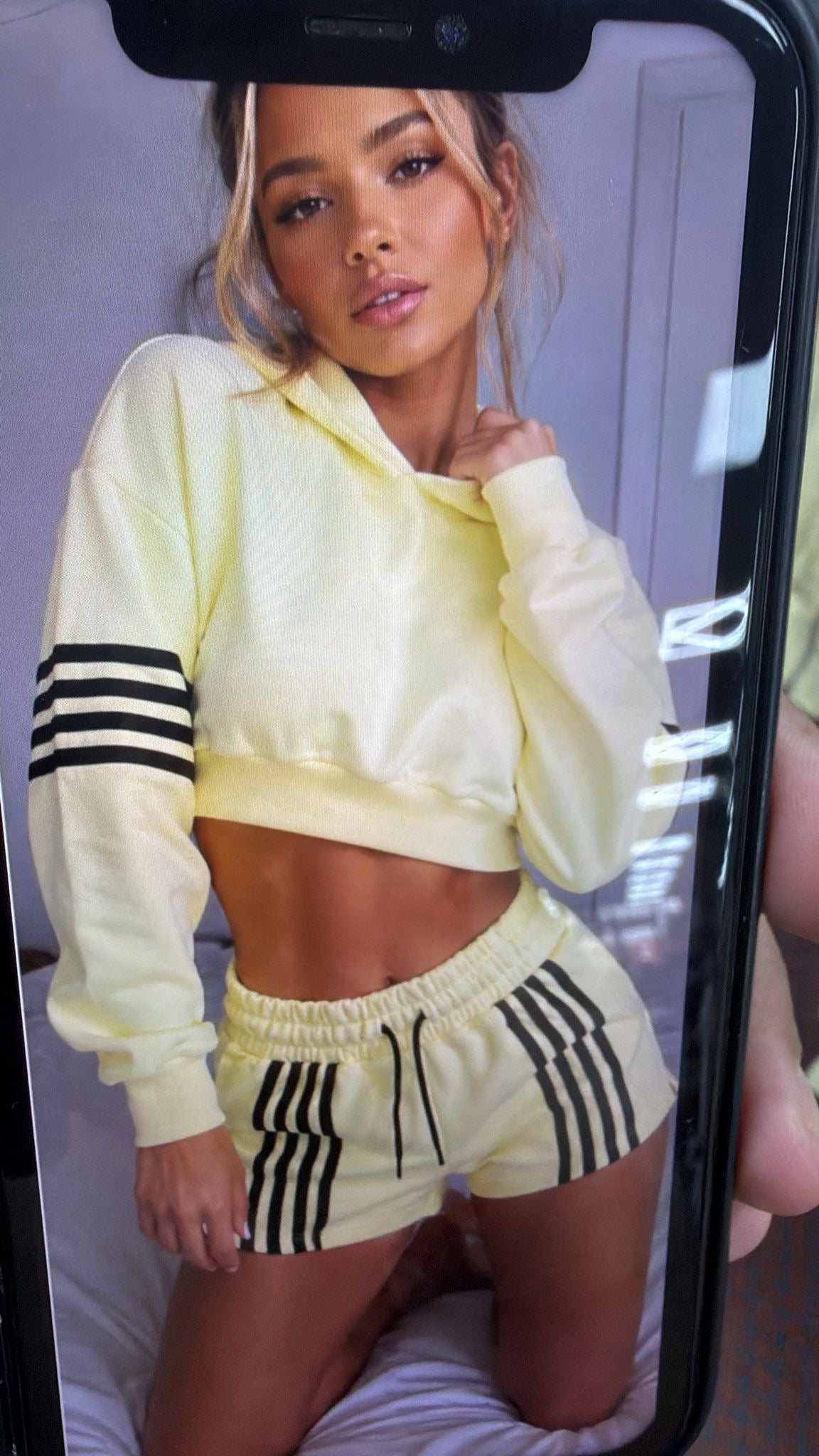 Hoodie and shorts
