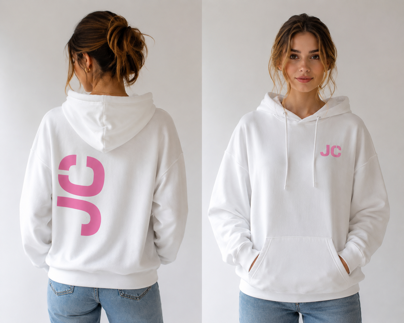 Jc white hoody
